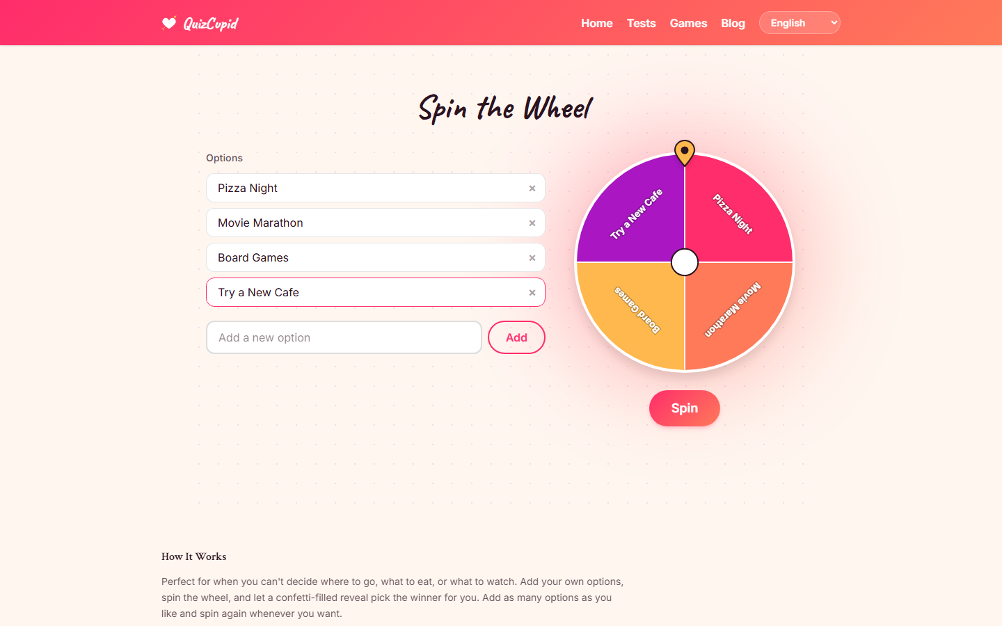 Spin the Wheel