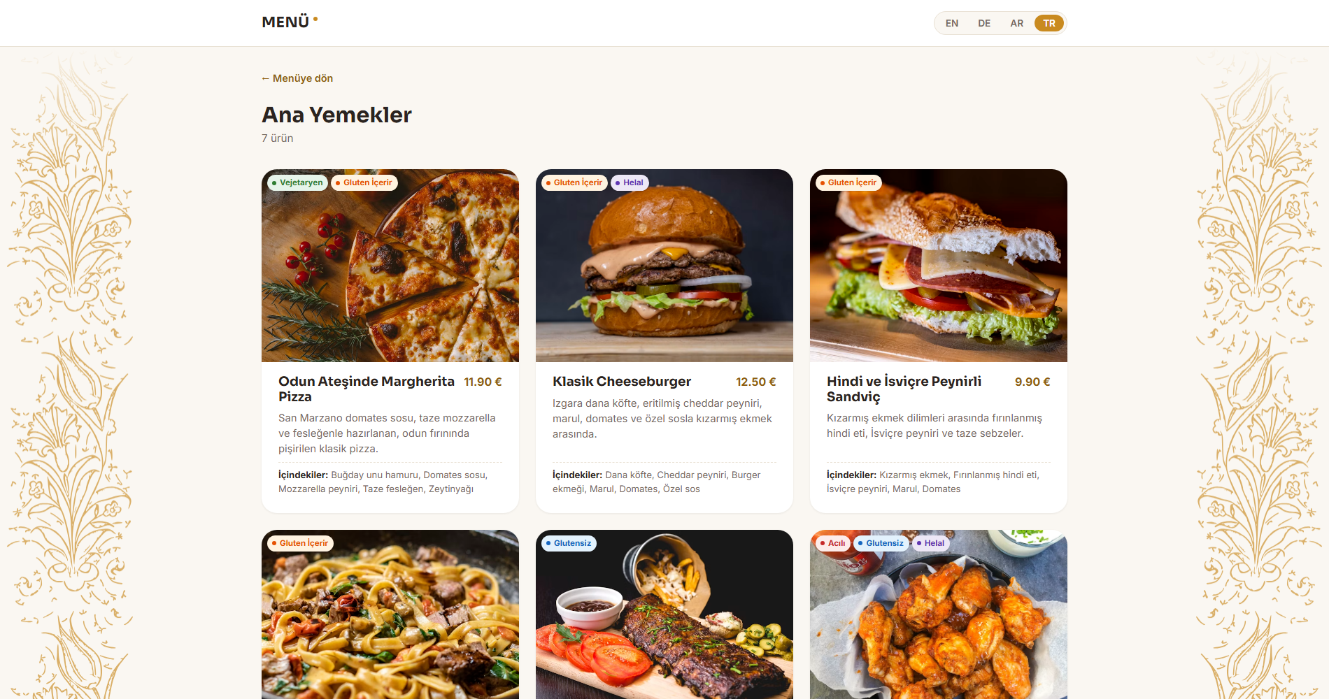 Category page